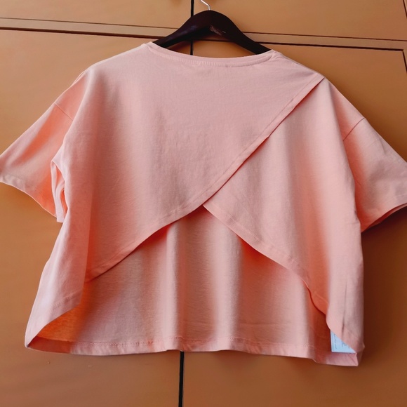 MANGO BUNDLE - Cropped cotton & Essential cotton-blend T-shirts - NWT (XL) - Picture 4 of 16